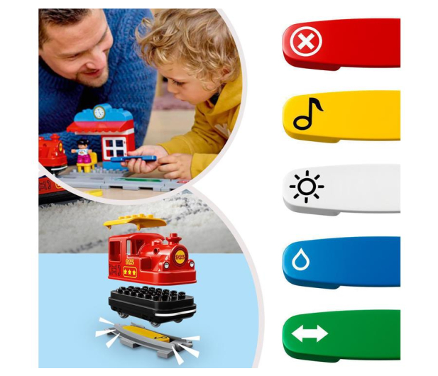 LEGO Outlet DUPLO Town 10874 Pociąg parowy - 1557138 - zdjęcie 5